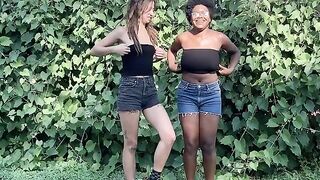 They show their tits in public amidst lots of nature.