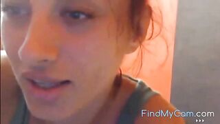 Foot Fetish Webcam Show with Amateur Babe